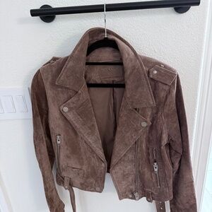 BLANKNYC Suede Moto Jacket sz Medium